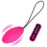 Vibrating Silicone Egg With Digital Remote - Pink - Image 2