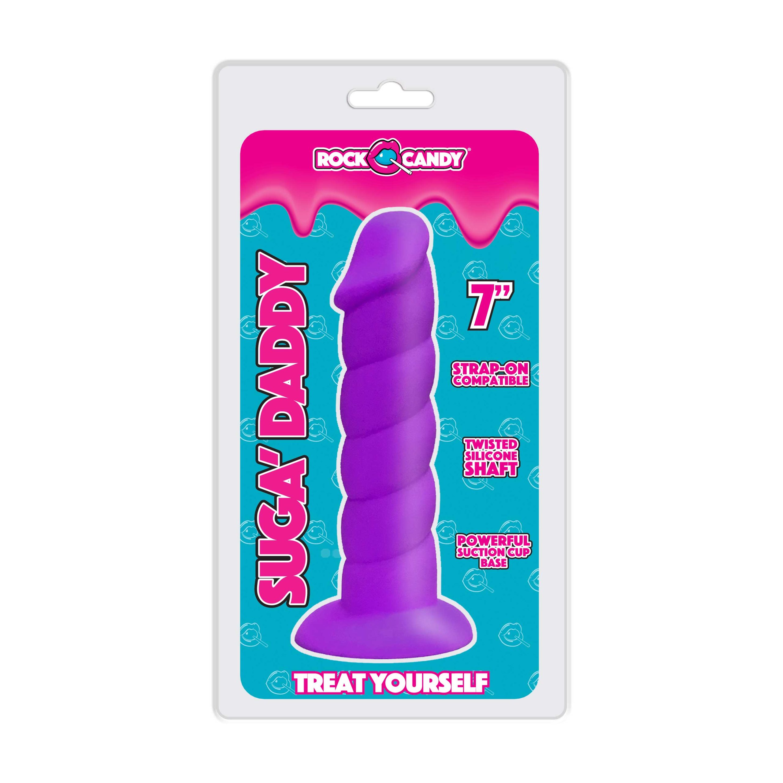 M8tTJf3ZWHLWnqxeRiolnItCHz4R7EVR Suga-Daddy 7 Inch Dong - Purple - Image 1