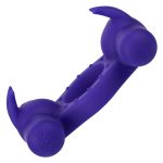 Silicone Rechargeable Triple Orgasm Enhancer - Purple - Image 6