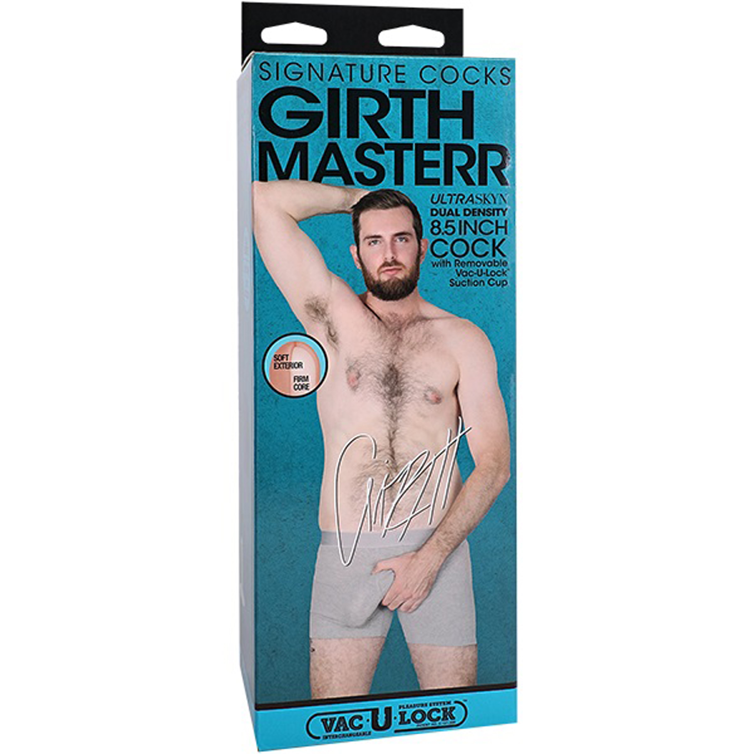MGBZxhXCeqp8Y8yCj8fZb0sES45ZJI5g Signature Cocks - Girthmasterr - 8.5" With Removable Vac-U-Lock Suction Cup - Vanilla - Image 1