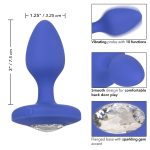Cheeky Gems - Medium Rechargeable Vibrating Probe - Blue - Image 8
