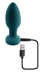 Playboy Pleasure - Spinning Tail Teaser - Butt Plug - Deep Teal - Image 6