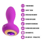 Oh My Gem - Charm Plug - Amethyst - Purple - Image 4