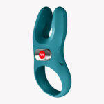 Nōs Classic Vibrating Cock Ring - Bottle Green - Image 2