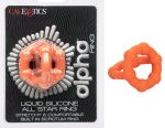 Alpha Liquid Silicone All Star Ring - Orange - Image 10