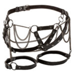 Euphoria Collection Thigh Harness With Chains - Black - Image 3