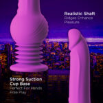 Impressions - New York - Gyro-Quake Dildo - Purple - Image 5