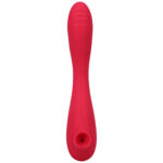 This Product Sucks - Sucking Clitoral Stimulator With Bendable G-Spot Vibrator - Pink - Image 4