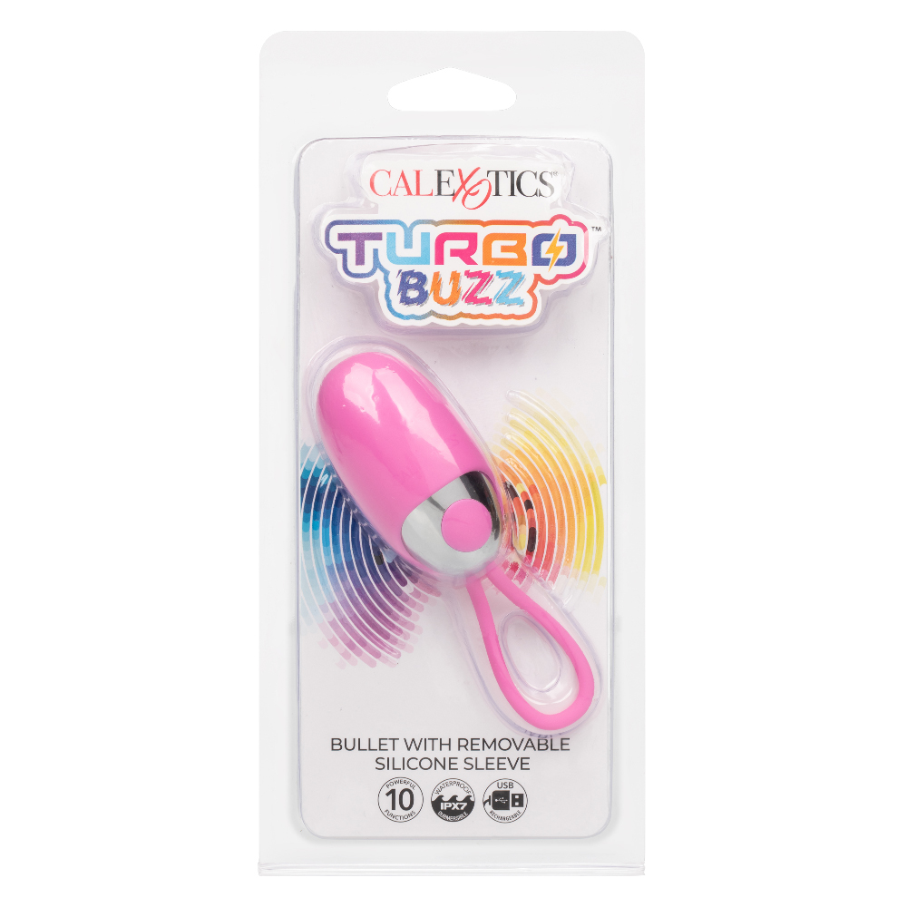 NBs9beMqHq7IjwSxoK2FMJJKuHNndI9P Turbo Buzz Bullet With Removable Silicone Sleeve - Pink - Image 1