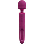 Kiku - Double Wand With G-Spot Flapping - Pink - Image 3