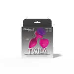 Twila Twirling Purple Gem Light Up Vibrating Plug With Pnk Heart Remote - Image 16