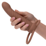 Performance Maxx Rechargeable Ribbed Dual Penetrator - Brown - Image 6