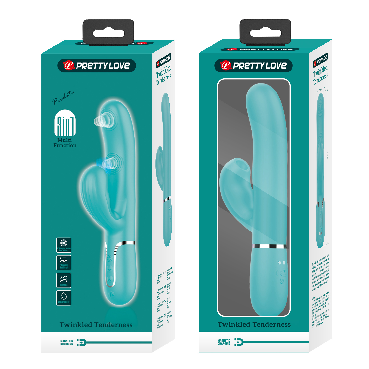 NRvsGHFb0GdluGws3OI4UdoBFEC4YGX6 Perdita Twinkled Tenderness Vibrator - Turquoise - Image 1