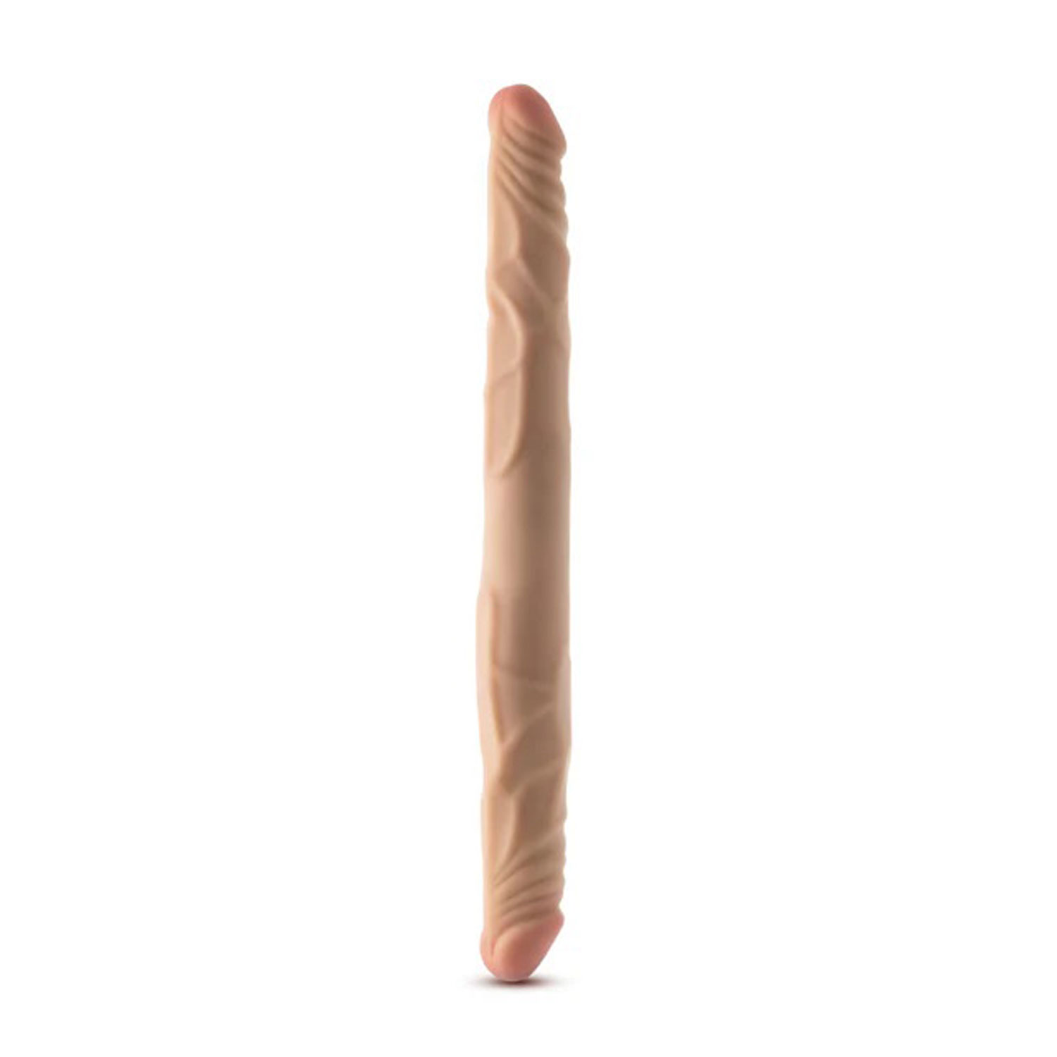 NTXTRZUc0DVaOkDA5N4zAwpfYidJ7W7e Dr. Skin Plus - 14” Posable Double Dong - Beige - Image 1