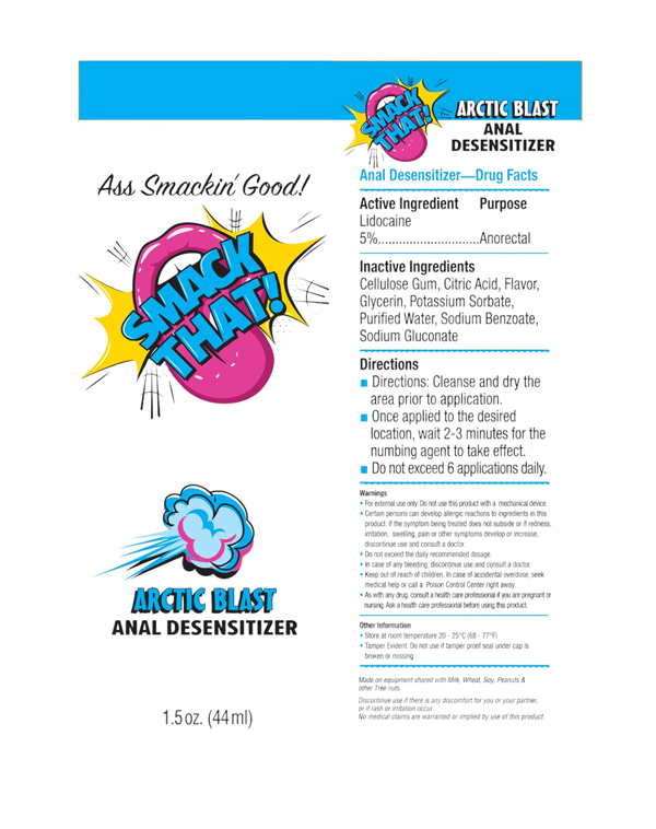 NcCYsZZe Smack That Anal Desensitizer Arctic Blast 1.5 Oz - Image 1