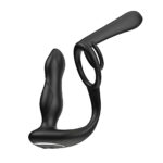 Enhancer Vibro Plug and Penis Sheath - Black - Image 2