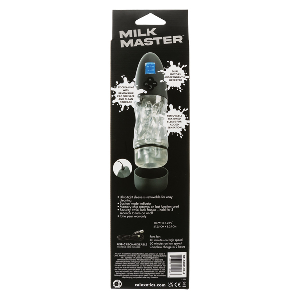 NnSqdUyG Milk Master Extreme Automatic Milker - Black - Image 1