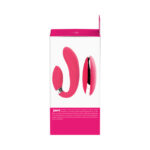 Jeni C-Shaped Dual Motor Vibe With Remote - Pink - Image 2