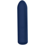 Make Me Quiver Silicone Bullet Massager - Blue - Image 2