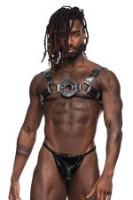 Libra Leather Harness - Black - Image 5