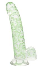Naughty Bits I Leaf Dick Glow-in-the-Dark Weed Leaf Dildo - Glow in the Dark - Image 5
