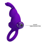 Pretty Love Vibrant Penis Ring I - Purple - Image 6