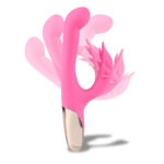 Maui 420 Series - Dual Motor G-Spot Pot Leaf - Rechargeable Vibrator - Pink - Image 3