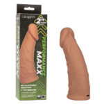 Performance Maxx Rechargeable Vibrating Extension 7" - Brown - Image 2