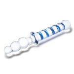 10 Inch Twister Dual-Ended Dildo - Clear/blue - Image 2