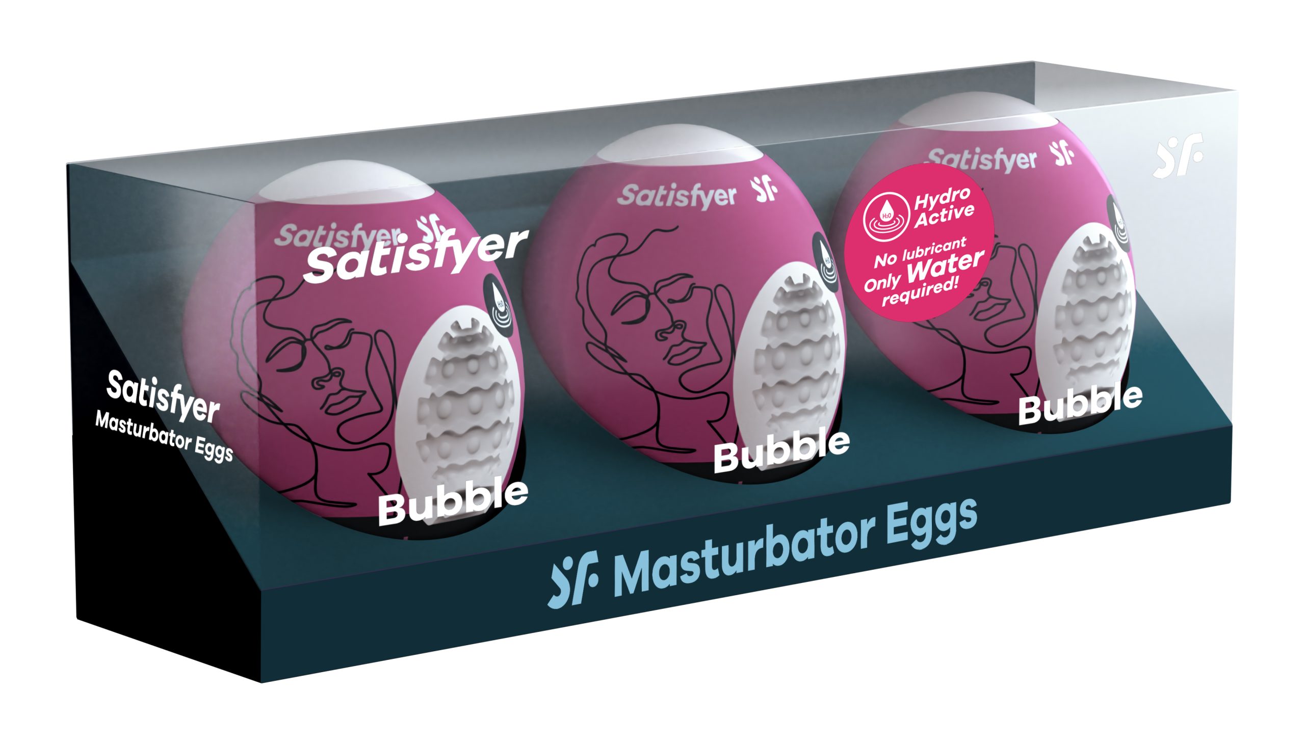 OwbpJYjP8pPecZV7Z3en55j4VtJB9DPd 3 Pc Set Masturbator Egg - Bubble - Violet - Image 1