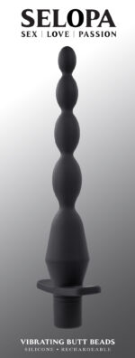 Vibrating Butt Beads - Black - Image 2