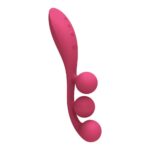 Tri Ball 1 Lay on Vibrator - Red - Image 8