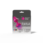 Twila Twirling Purple Gem Light Up Vibrating Plug With Pnk Heart Remote - Image 2