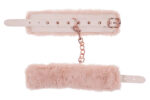Peaches ‘N Creame Fur Handcuffs - Pink - Image 3