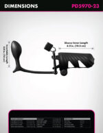 Fantasy C-Ringz Remote-Controlled Vibrating Cock Blocker With Ass-Gasm Plug - Black - Image 3