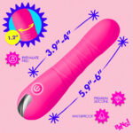 Thrusting Silicone Dildo - Pink - Image 3