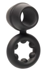 Alpha Liquid Silicone Dual Support Magnum Ring - Black - Image 3