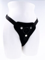 Hidden Pocket Strap on With Remote Control Vibrator - Black - Image 6