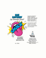 Smack Warming and Lickable Massage Oil - Blue Raspberry 2 Oz - Image 2