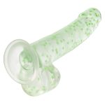 Naughty Bits I Leaf Dick Glow-in-the-Dark Weed Leaf Dildo - Glow in the Dark - Image 3