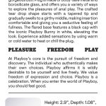 Playboy Pleasure - Tux - Small - Butt Plug - Hematite