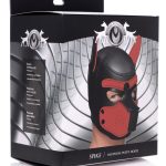 Spike Neoprene Puppy Hood - Red