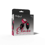 Eluxe Vibrating Clr Gem Rbyombre Plug Sm With Remote - Image 13