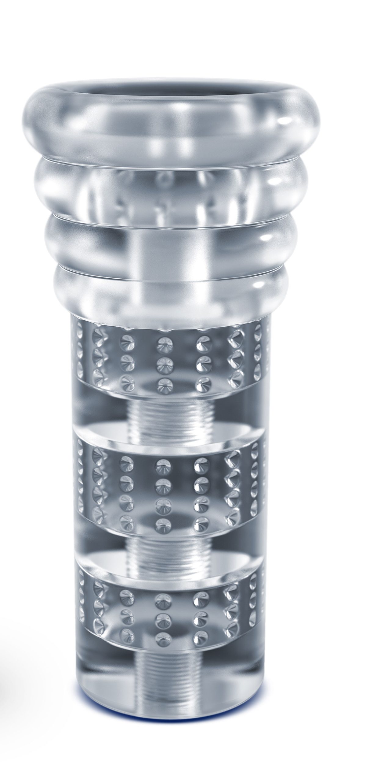 QOv3oVWwwVdGFicOdHSbddgoluvB1qaH Rize - Luz - Glow in the Dark Self- Lubricating Stroker - Clear - Image 1