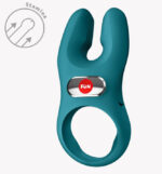Nōs Classic Vibrating Cock Ring - Bottle Green - Image 3