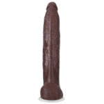 Signature Cocks - Damion Dayski - 12 Inch Ultraskyn Cock With Removable Vac-U-Lock Suction Cup - Chocolate - Image 4