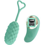 Vivian Remote Control Vibrating Egg - Turquoise - Image 3
