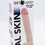 Real Skin 11” Dual Layer Dildo - Beige