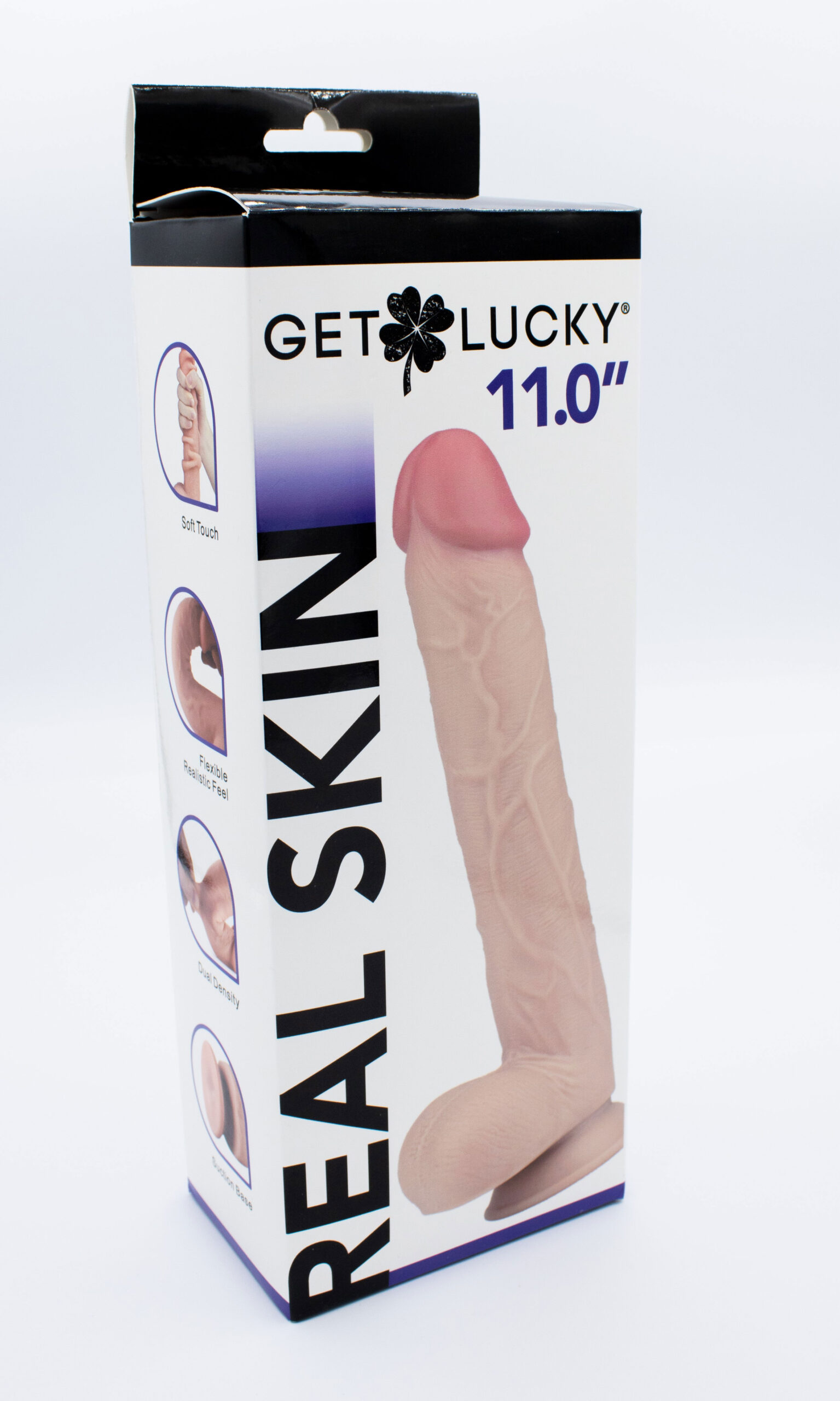 QmjrXdcNbEJOZtEMqw75wHbb5ItIZeaR Real Skin 11” Dual Layer Dildo - Beige - Image 1