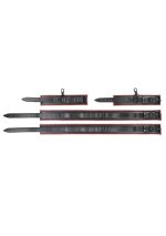 Saffron Thigh and Wrist Cuff Set - Black/red - Image 4